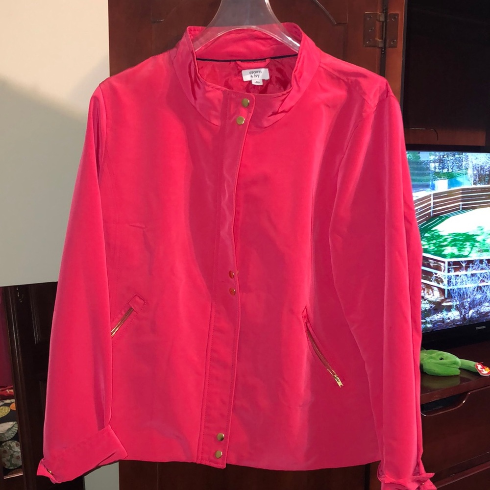 Red sleek jacket